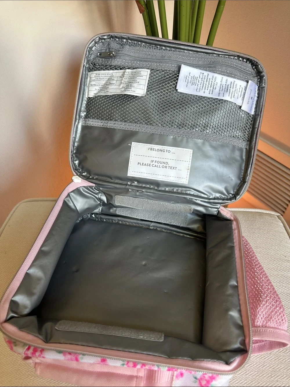 LoveShack Fancy x Pottery Barn Kids floral lunchbox